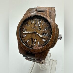 Men’s EARTH Brand Wooden Watch Quartz Movement
